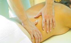 klassische Rückenmassage